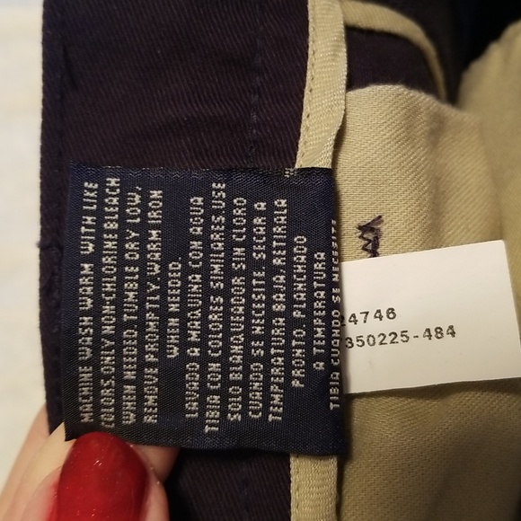 Van Heusen 32x32 navy pleated pants men - Picture 8 of 10